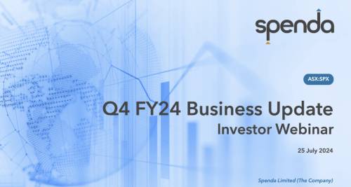 Watch: Spenda Investor Webinar – 25 July 2024